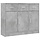 Buffet bas design gris béton - Jusqu'à 35% de réduction