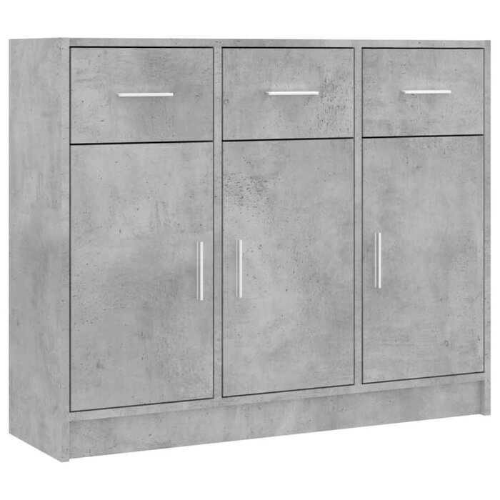 Buffet bas design gris béton - Jusqu'à 35% de réduction