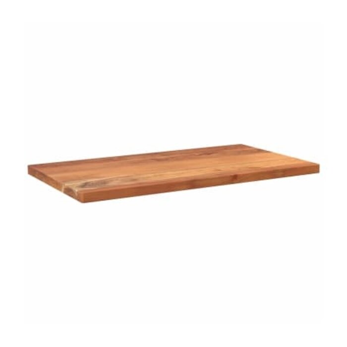 Plateau de table en acacia massif 100x60cm - Jusqu'à 35% de réduction
