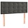 Tête de lit en velours gris foncé 100cm - Jusqu'à -72,6% de remise