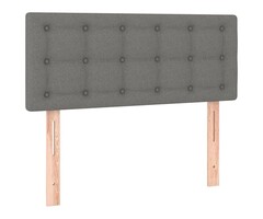 Tête de lit en tissu gris foncé 90x88 cm - Jusqu'à -74,3%
