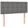 Tête de lit en tissu gris foncé 90x88 cm - Jusqu'à -74,3%