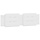 Coussin de tête de lit 180 cm - Similicuir Blanc - Jusqu'à -40,1 %