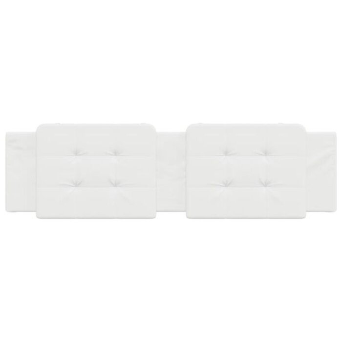 Coussin de tête de lit 180 cm - Similicuir Blanc - Jusqu'à -40,1 %