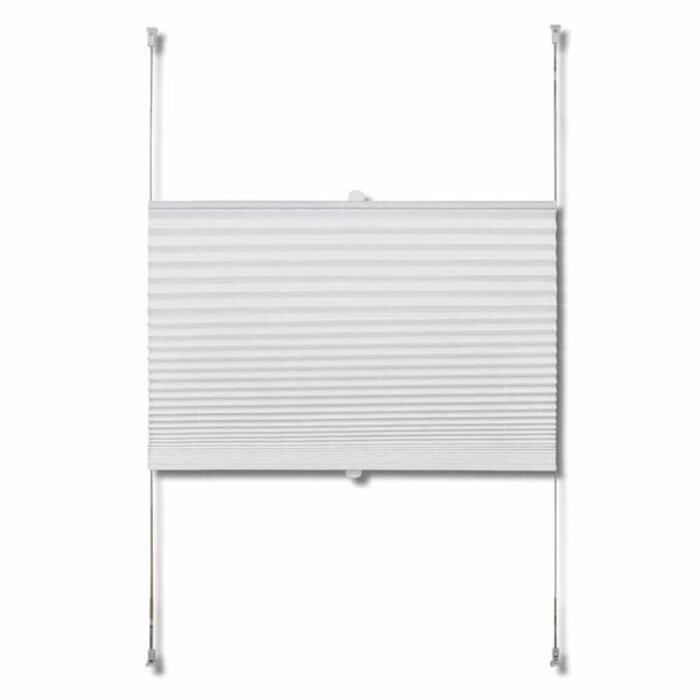 Store plissé 70x200 cm blanc - Jusqu'à -74,5% de remise