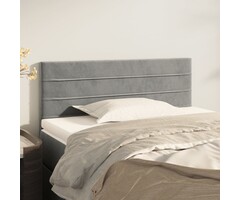 Vidaxl Tête de lit en velours gris clair 80 cm - Jusqu'à -78%