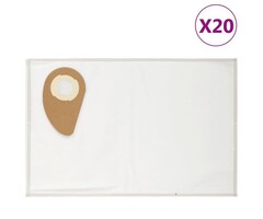 Vidaxl Lot de 20 sacs aspirateur haute performance - Jusqu'à 57% de remise