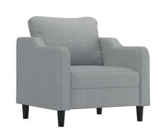 Vidaxl Canapé 3 places moderne en tissu noir - Jusqu'à -79,6% sur l'outlet