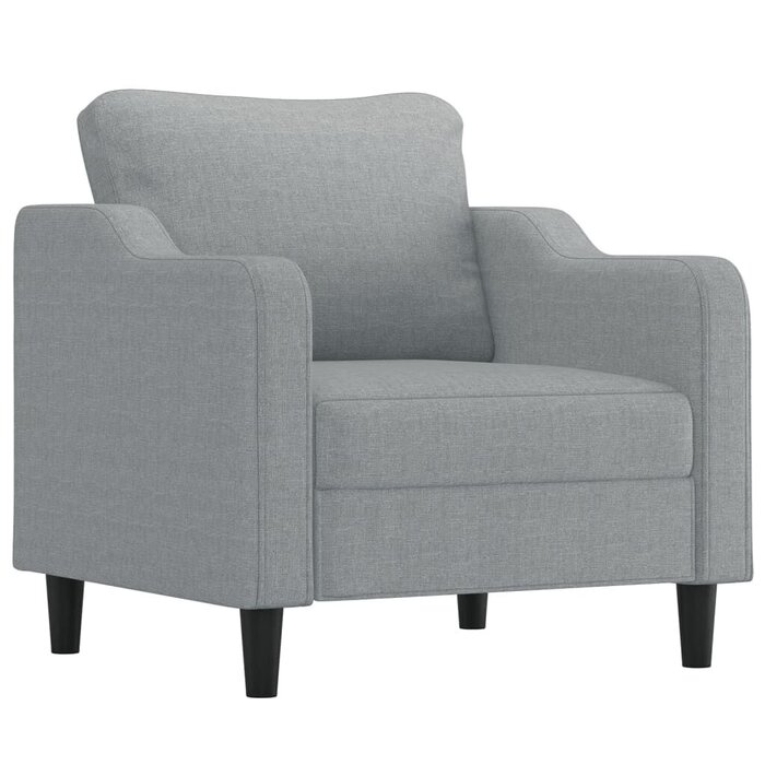 Canapé 3 places moderne en tissu noir - Jusqu'à -79,6% sur l'outlet