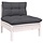 Fauteuil central de jardin en pin blanc - Jusqu'à -70,1% de réduction
