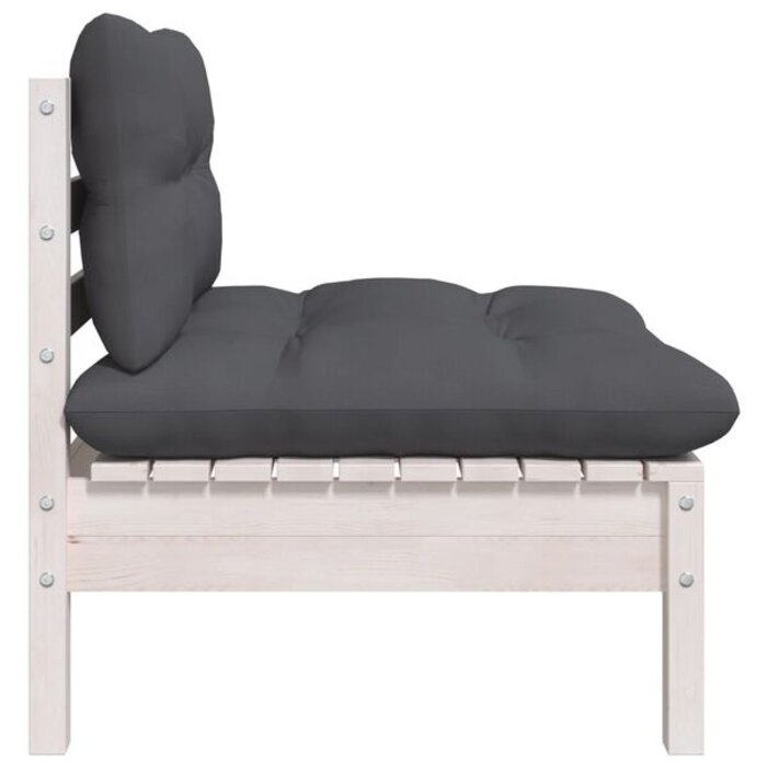 Fauteuil central de jardin en pin blanc - Jusqu'à -70,1% de réduction