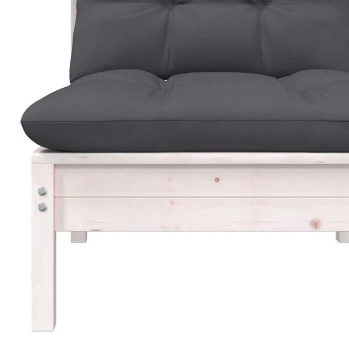 Fauteuil central de jardin en pin blanc - Jusqu'à -70,1% de réduction