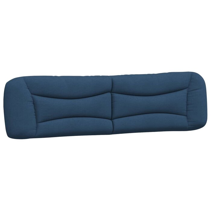 Vidaxl Coussin de tête de lit 200 cm bleu - Jusqu'à -34% sur le prix d'origine