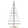 Sapin de Noël conique en acier noir 210 cm - Jusqu'à -60%