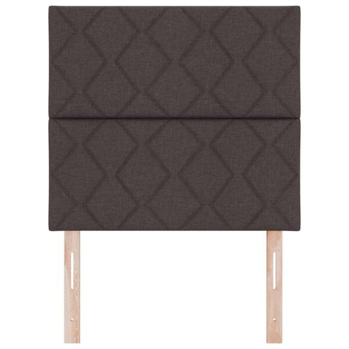 Tête de lit géométrique marron 100 cm - Jusqu'à -70,9% de réduction