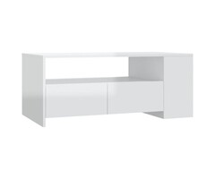 Vidaxl Table basse design blanc brillant - Jusqu'à -72,6% de remise