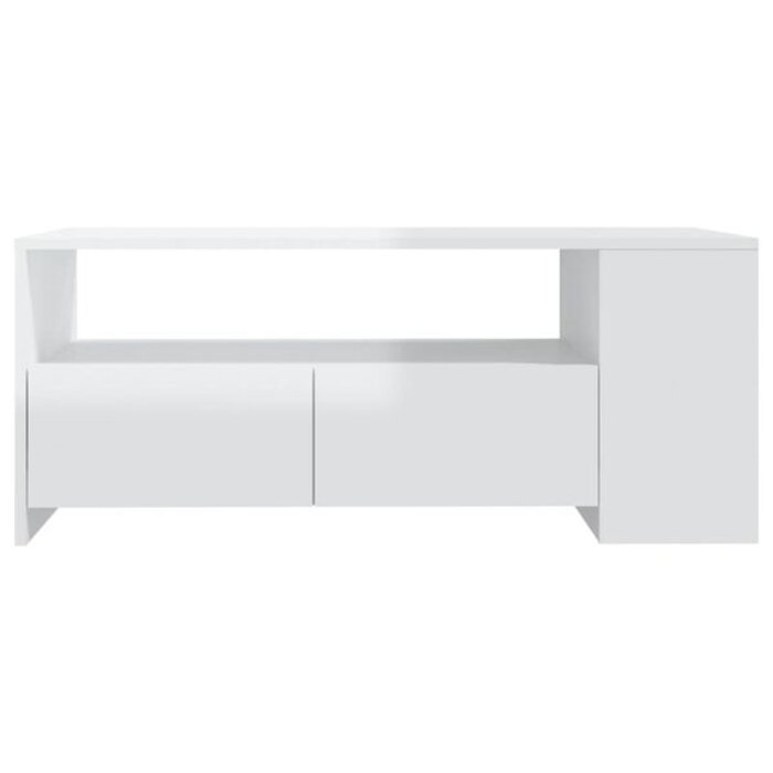Table basse design blanc brillant - Jusqu'à -72,6% de remise