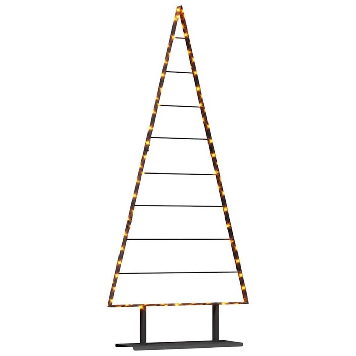 Sapin de Noël Design en Métal Noir 180 cm - Jusqu'à -79% de remise