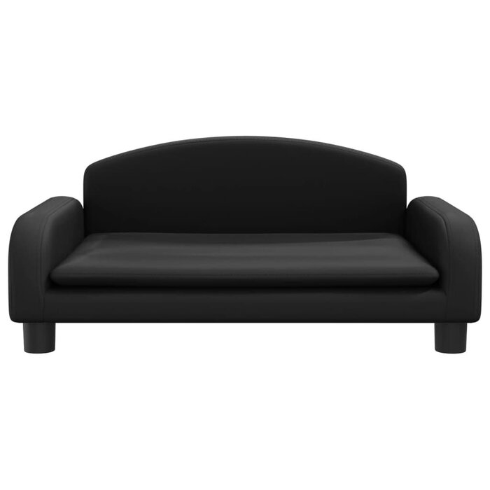 Canapé pour enfant, similicuir noir - Jusqu'à -50,3% de réduction
