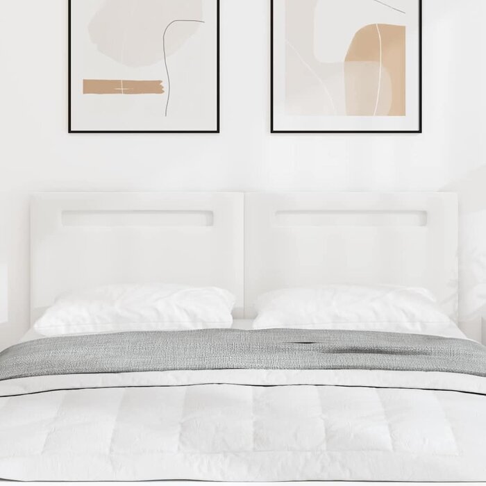Tête de lit murale réglable blanche 144 cm - Jusqu'à -78,3% de remise