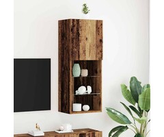 Vidaxl Meuble TV mural effet bois ancien 102cm - Jusqu'à -76,7%