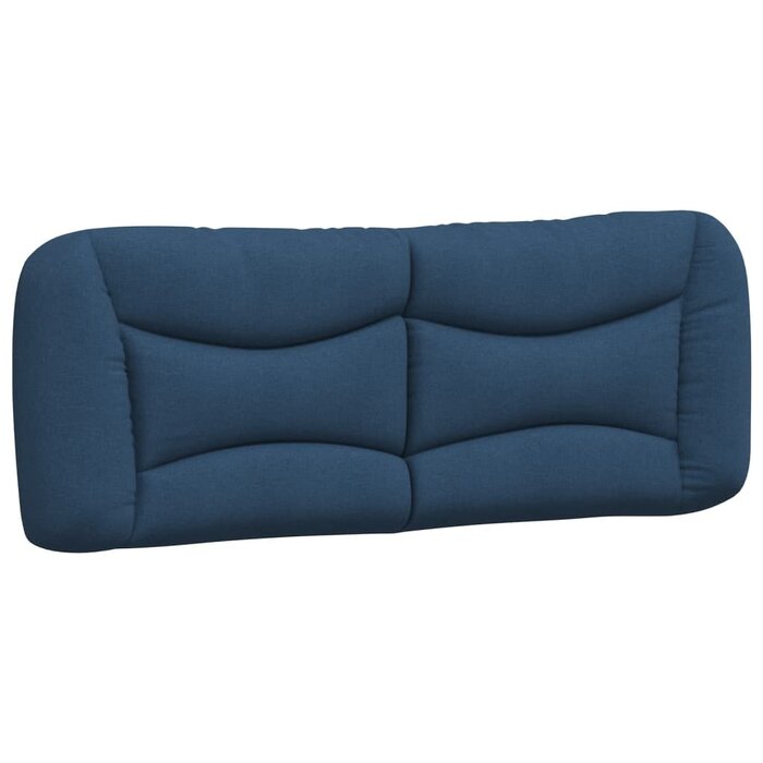 Vidaxl Coussin de tête de lit 140 cm bleu - Jusqu'à -63%