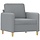 Canapé 3 places 180 cm - Gris foncé - Jusqu'à 78,8% de remise