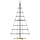 Sapin de Noël conique en acier noir 180 cm - Jusqu'à 76% de remise