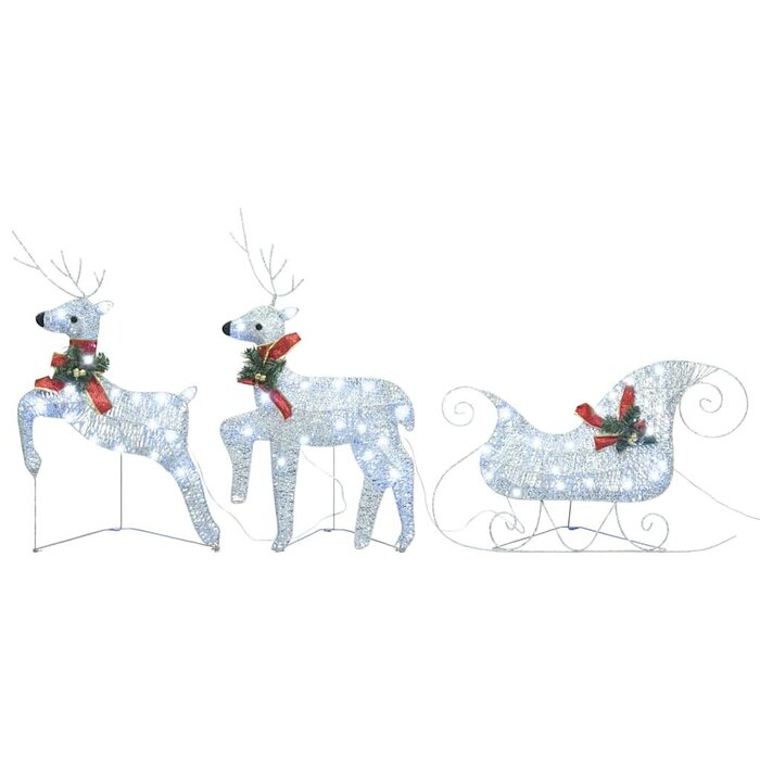 Décoration de Noël Rennes et Traîneau - 60 LED - Jusqu'à -73,9% de remise
