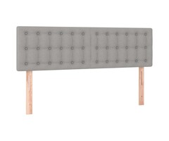 Vidaxl Lot de 2 têtes de lit gris clair - Jusqu'à -40,2% de remise
