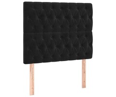 Vidaxl Lot de 2 Têtes de Lit Velours Noir - Jusqu'à 78.3% de remise