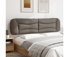 Vidaxl Coussin de tête de lit 200 cm - Taupe - Jusqu'à 72,2% de remise