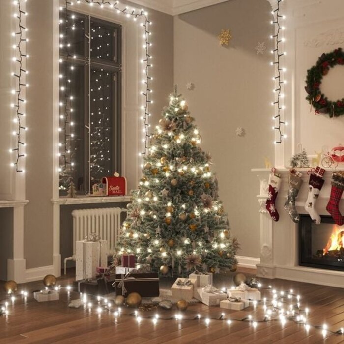 Vidaxl Guirlande LED 65m - 3000 LED Blanc Froid - Jusqu'à -66%