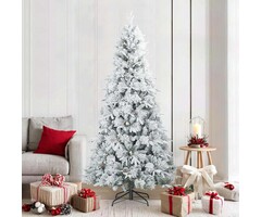 Vidaxl Sapin de Noël Blanc 210 cm - Jusqu'à -75,2% de remise