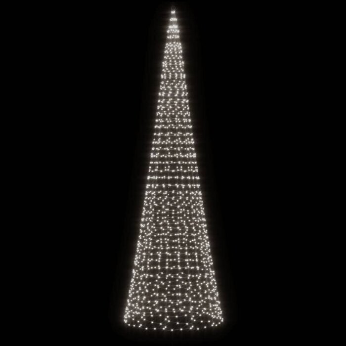 Sapin de Noël LED 500 cm pour mât - Jusqu'à -79,4 % sur votre déco
