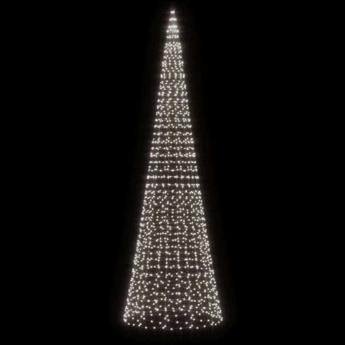 Vidaxl Sapin de Noël LED 500 cm pour mât - Jusqu'à 63% de réduction