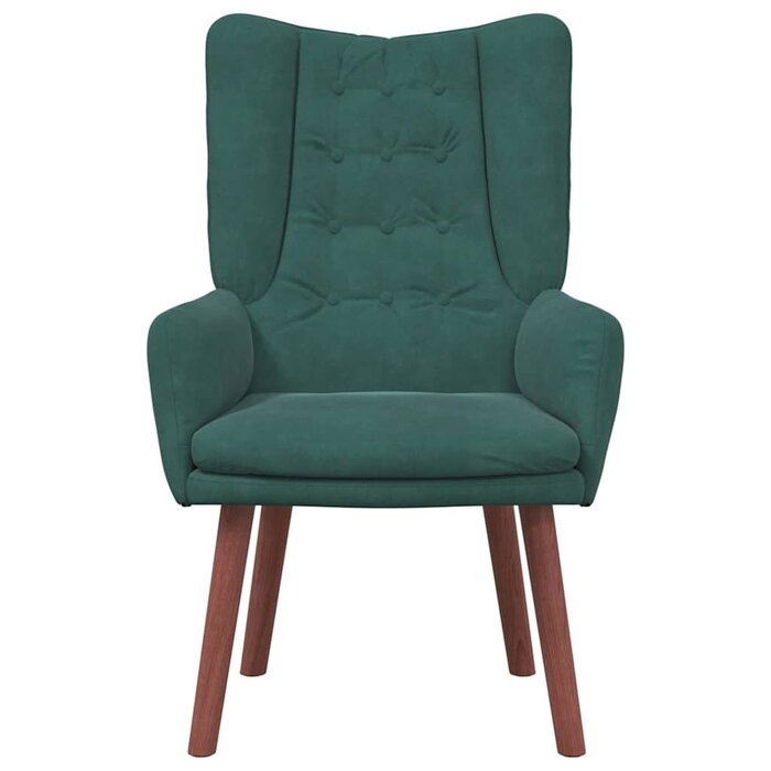Fauteuil de relaxation en velours vert : jusqu'à 77,2% de réduction