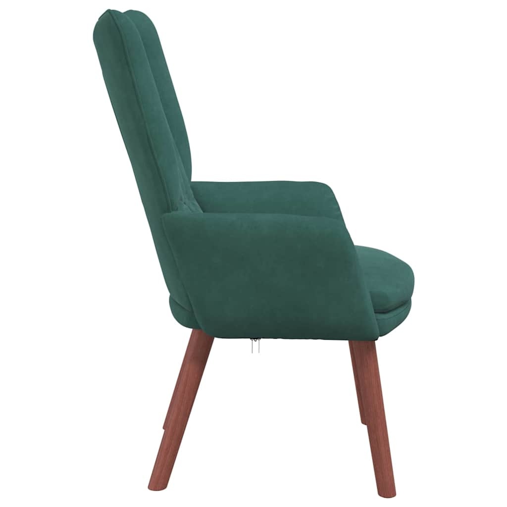 Fauteuil de relaxation en velours vert : jusqu'à 77,2% de réduction
