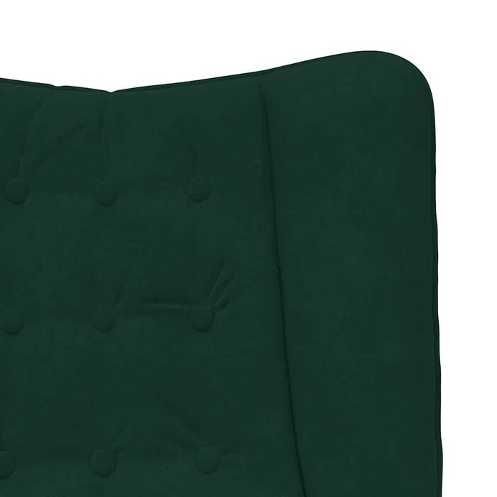 Fauteuil de relaxation en velours vert : jusqu'à 77,2% de réduction