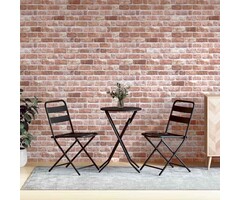 Vidaxl Lot de 10 panneaux muraux 3D brique, 100x50cm, jusqu'à 81% de remise