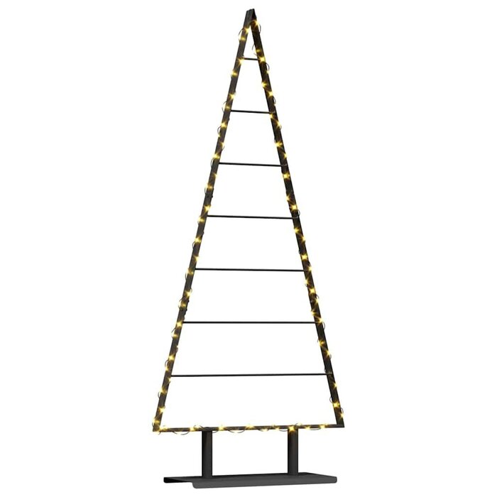 Sapin de Noël design métal noir 150 cm - Jusqu'à 72,5% de réduction