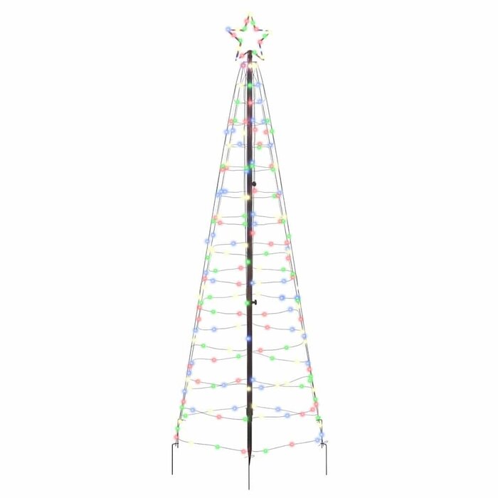 Sapin de Noël lumineux 250 cm, 390 LED multicolores - Jusqu'à -68,7%