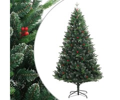 Vidaxl Sapin de Noël artificiel avec baies 150 cm - Jusqu'à 75% de réduction