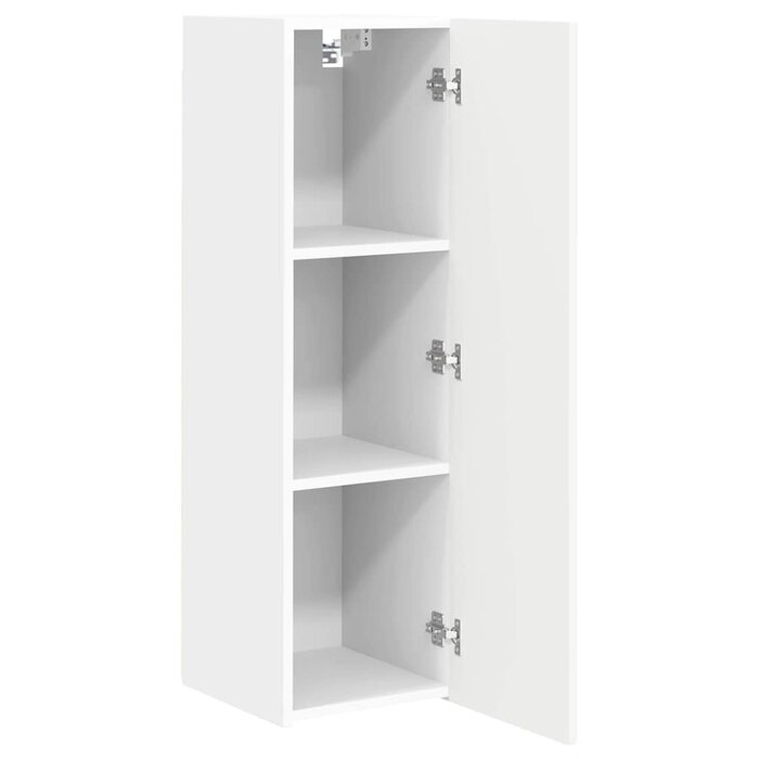 Meuble TV mural 2 pièces blanc - Jusqu'à 72,4% de remise