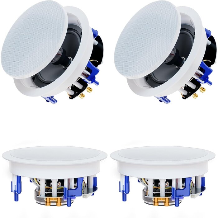 Pack 4 Haut-parleurs Plafond 600W Bluetooth - Jusqu'à -65,4% d'économie