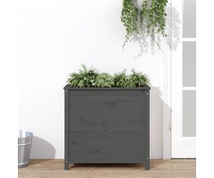 Vidaxl Jardinière sur pieds en pin gris - Jusqu'à -67% sur notre sélection outlet