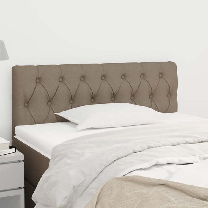 Tête de lit en tissu taupe 90 cm - Jusqu'à -48,4 %