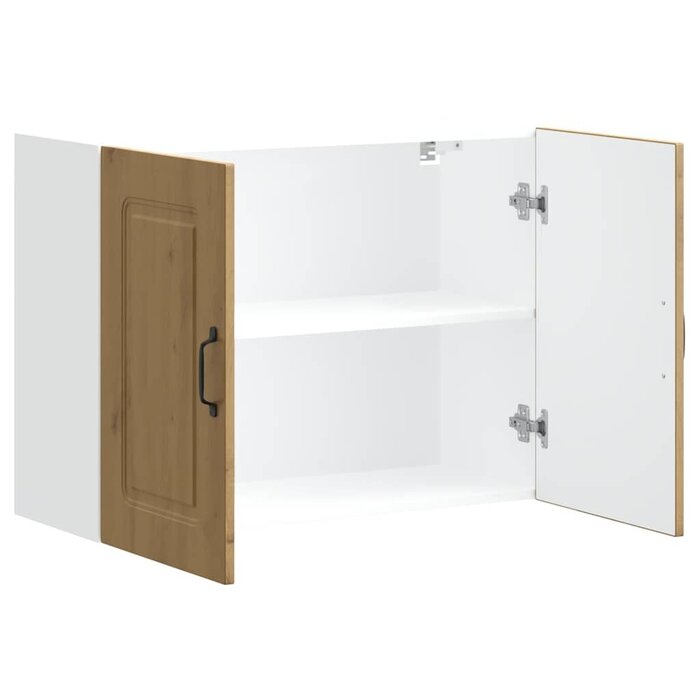 Meuble haut de cuisine chêne artisan 80cm - Jusqu'à -69,1%