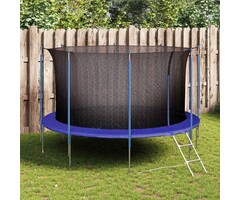 Vidaxl Filet de sécurité trampoline 3,66 m - 8 poteaux - Jusqu'à -68,3%
