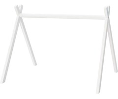 Portique d'éveil Montessori en bois blanc - Jusqu'à 64% de remise
